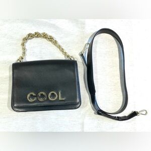 NWOT - Michael Kors Black Crossbody Bag with Gold Chain